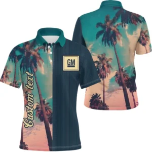 General Motors Vintage Polo Shirt Palm Custom, All Over Print Car Polo Shirt CAR431041625354