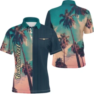 Chrysler Vintage Polo Shirt Palm Custom, All Over Print Car Polo Shirt CAR431041625372