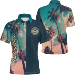 Ural Motorcycles Vintage Polo Shirt Palm Custom, All Over Print Car Polo Shirt CAR431041625404