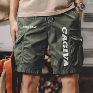 Caviga Men Pocket Workwear Shorts, Pants For Caviga Fan CAR454051625015 - Army Green