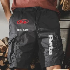 Beta Men Pocket Workwear Shorts, Pants For Beta Fan CAR454051625018 - Gray