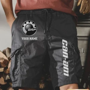 Can-Am Men Pocket Workwear Shorts, Pants For Can-Am Fan CAR454051625024 - Gray