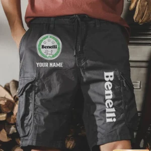 Benelli Men Pocket Workwear Shorts, Pants For Benelli Fan CAR454051625026 - Gray