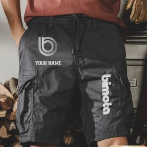 Bimota Men Pocket Workwear Shorts, Pants For Bimota Fan CAR454051625027 - Gray