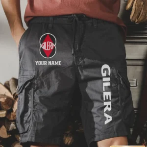 Gilera Men Pocket Workwear Shorts, Pants For Gilera Fan CAR454051625031 - Gray