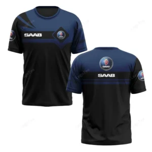 Saab T-Shirt, All Over Print Shirt For Saab Fan CAR9803032565