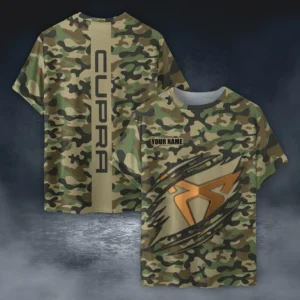 Cupra T-Shirt Style Camo Oversized, All over print Shirt CAR210040825696
