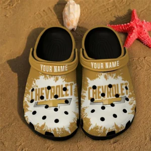 Chevrolet Crocs, All Over Print Crocs Chevrolet - Black DCAR469242031