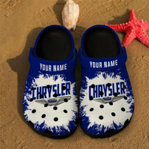 Chrysler Crocs, All Over Print Crocs Chrysler - Black DCAR469242032