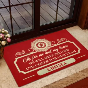 Chelsea Doormat, All Over Print Doormat Chelsea - Red DEPL05082027