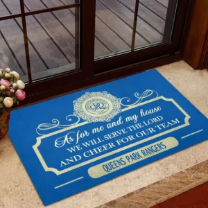Queens Park Rangers Doormat, All Over Print Doormat Queens Park Rangers - Blue DEPL05082035