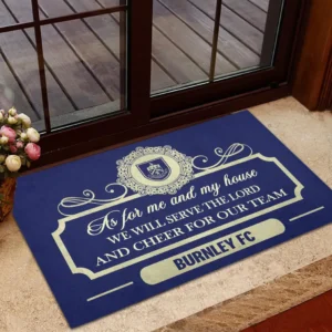 Burnley Doormat, All Over Print Doormat Burnley - Dark Blue DEPL05082048