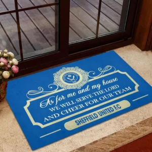Sheffield United Doormat, All Over Print Doormat Sheffield United - Blue DEPL05082052