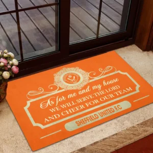 Sheffield United Doormat, All Over Print Doormat Sheffield United - Orange DEPL05082052
