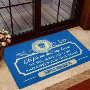 Sheffield Wednesday Doormat, All Over Print Doormat Sheffield Wednesday - Blue DEPL05082065