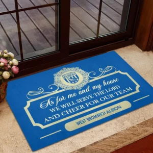 West Bromwich Albion Doormat, All Over Print Doormat West Bromwich Albion - Blue DEPL05082067