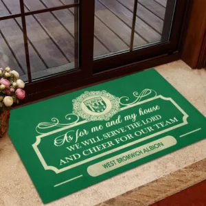 West Bromwich Albion Doormat, All Over Print Doormat West Bromwich Albion - Green DEPL05082067