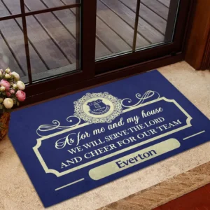 Everton Doormat, All Over Print Doormat Everton - Dark Blue DEPL05082068
