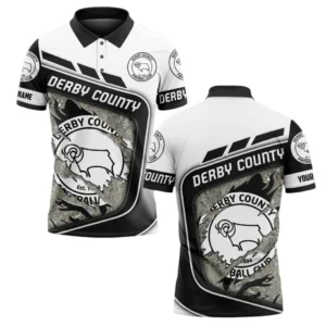 Derby County Polo Shirt, All Over Print Polo Shirt Derby County DEPL6005102038