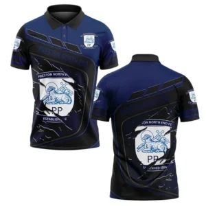 Preston North End Polo Shirt, All Over Print Polo Shirt Preston North End DEPL6005102054
