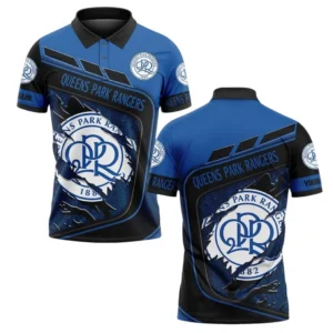 Queens Park Rangers Polo Shirt, All Over Print Polo Shirt Queens Park Rangers DEPL6005102055