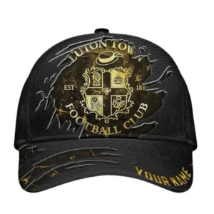 Luton Town Classic Cap, All Over Print Classic Cap Luton Town - Black DEPL6605162025