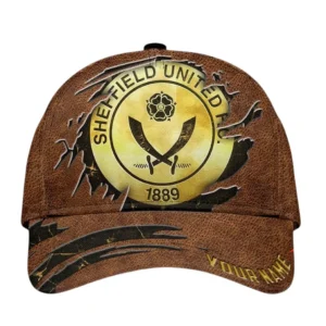 Sheffield United Classic Cap, All Over Print Classic Cap Sheffield United - Brown DEPL6605162030