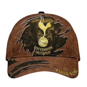 Tottenham Hotspur Classic Cap, All Over Print Classic Cap Tottenham Hotspur - Brown DEPL6605162031