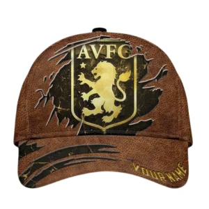 Aston Villa Classic Cap, All Over Print Classic Cap Aston Villa - Brown DEPL6605162036