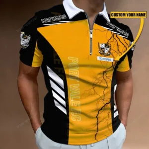 Port Vale Zipper Polo Shirt, Gift For Port Vale Fan EPL09052225351
