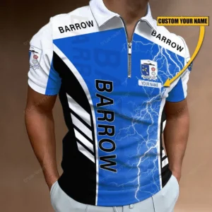 Barrow AFC Zipper Polo Shirt, Gift For Barrow AFC Fan EPL09052225373