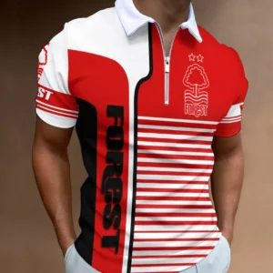 Nottingham Forest Zip Polo Shirt, All Over Print Shirt For Nottingham Forest Fans EPL33050225115
