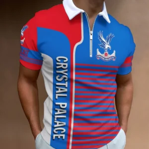 Crystal Palace Zip Polo Shirt, All Over Print Shirt For Crystal Palace Fans EPL33050225121
