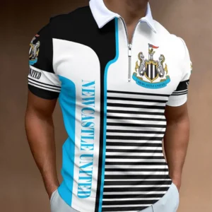 Newcastle United Zip Polo Shirt, All Over Print Shirt For Newcastle United Fans EPL33050225124