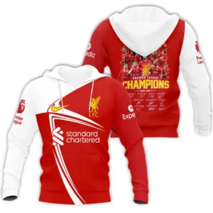 Liverpool Hoodie Premier League Champions 2025 Unisex Hoodie EPL38050525144