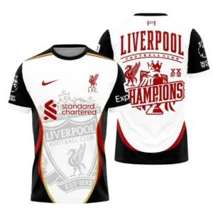 Liverpool T-Shirt Premier League Champions 2025 Unisex Shirts EPL38050525160