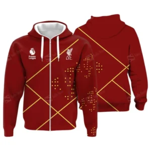 Liverpool Hoodie Zip Premier League Champions 2025 Unisex Hoodie EPL40050825694