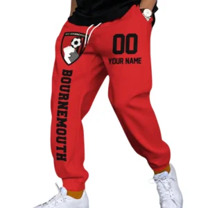 Bournemouth Sweatpants, All Over Print Sweatpants Bournemouth EPL4405082210