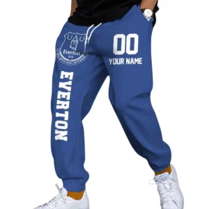 Everton Sweatpants, All Over Print Sweatpants Everton EPL4405082213