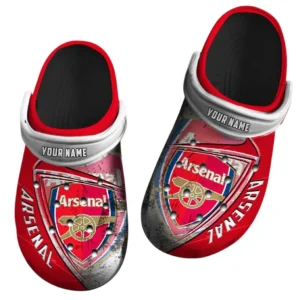 Arsenal Crocs, Gift For Arsenal Fan EPL74052521121 - Black