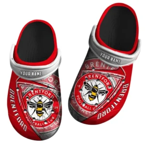 Brentford Crocs, Gift For Brentford Fan EPL74052521123 - Black
