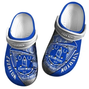 Everton Crocs, Gift For Everton Fan EPL74052521128 - White