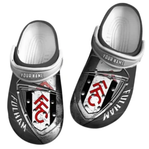 Fulham Crocs, Gift For Fulham Fan EPL74052521129 - White