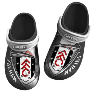 Fulham Crocs, Gift For Fulham Fan EPL74052521129 - Black