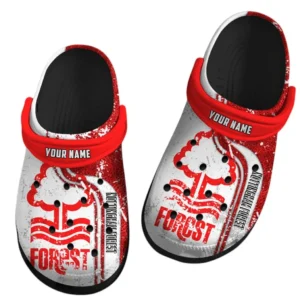Nottingham Forest Crocs, Gift For Nottingham Forest Fan EPL75052125226 - Black