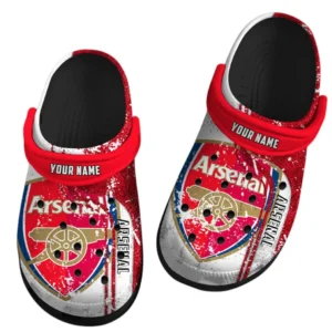 Arsenal Crocs, Gift For Arsenal Fan EPL75052125232 - Black