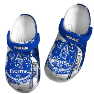 Everton Crocs, Gift For Everton Fan EPL75052125239 - White
