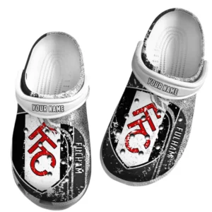 Fulham Crocs, Gift For Fulham Fan EPL75052125240 - White
