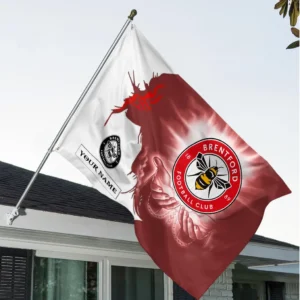 Brentford Flags, Gift For Brentford Fan EPL76052125247