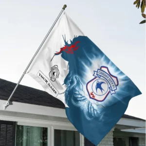 Cardiff City Flags, Gift For Cardiff City Fan EPL76052125251
